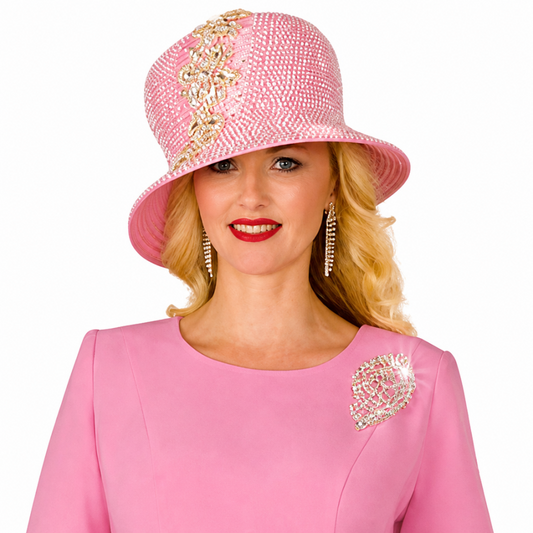 Lily And Taylor 4154-PI Church Hat