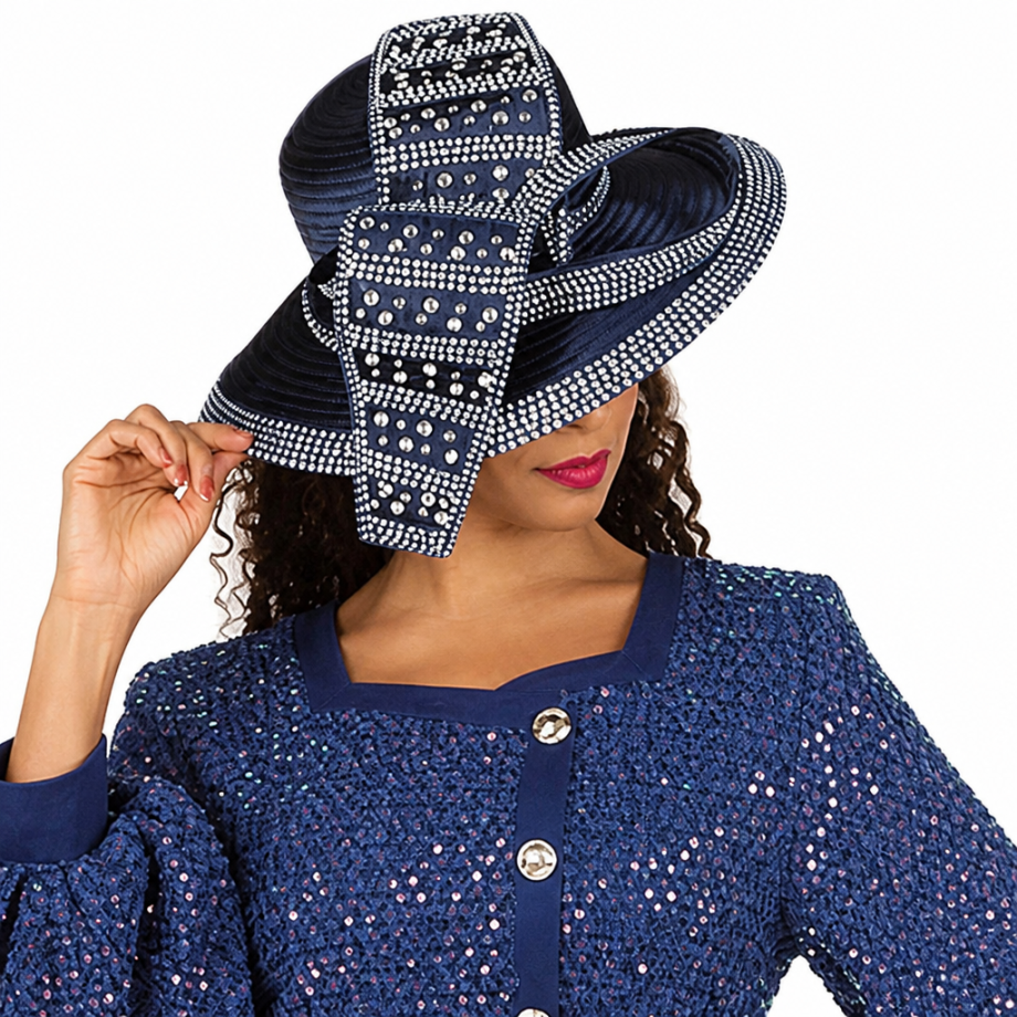 Giovanna D1642-H Church Hat
