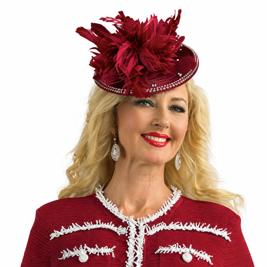 Lily and Taylor H851-WNE-HAT Womens Hat