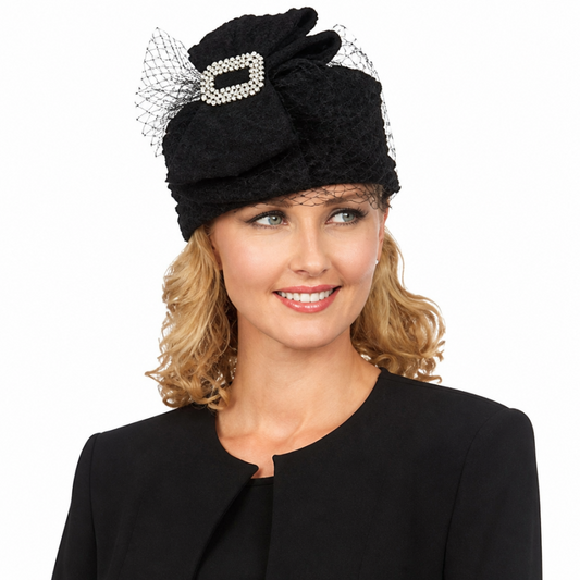 Giovanna 0708-BLK-Hat