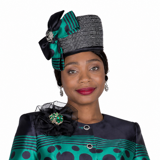 Champagne Italy 6302-H Church Dress-Hat