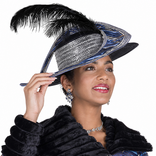Champagne 6113-RBB-H Church Hat