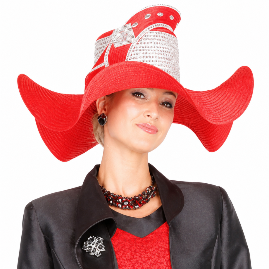 Aussie Austine 6065-H Church Dress for Ladies-Hat