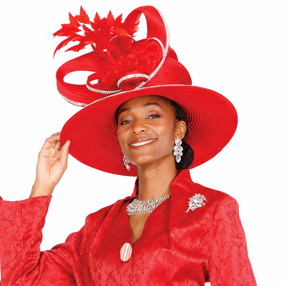 Aussie Austine 6015-H Church Suit for Ladies-Hat