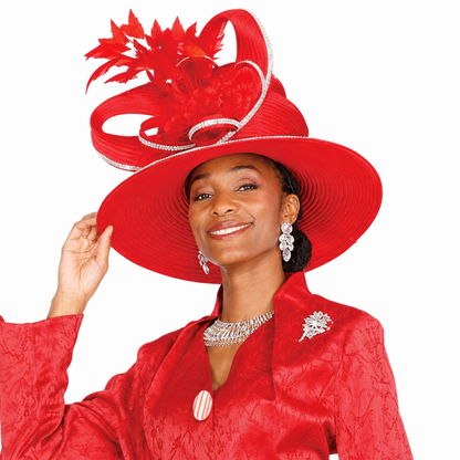 Aussie Austine 6015-H Church Suit for Ladies-Hat