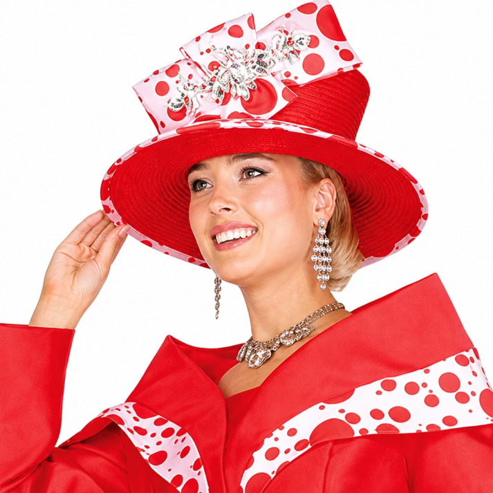 Aussie Austine 6014-H Church Dress for Ladies-Hat