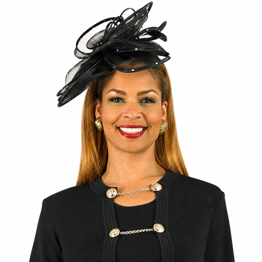 Lily And Taylor 848-BLK-HAT