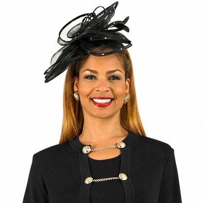 Lily And Taylor 848-BLK-HAT