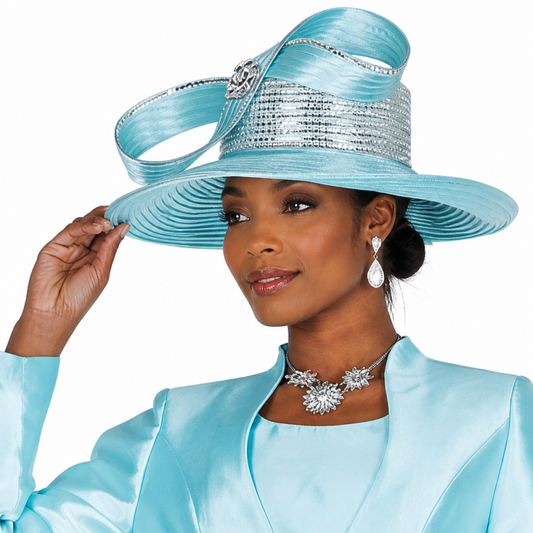 Champagne Italy 6406-H Church Hat