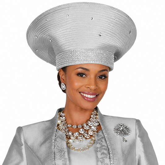 Champagne Italy 6410-H Church Hat