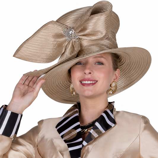 Champagne Italy 6118-H Church Hat