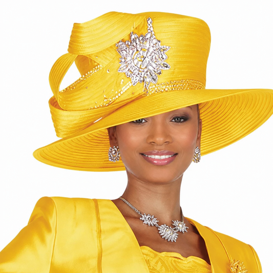 Champagne Italy 6418-H Church Hat