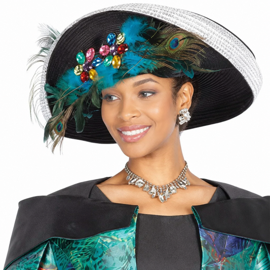 Champagne Italy 6112-GWB-H Church Hat
