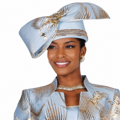 Elite Champagne 6460-H Church Hat