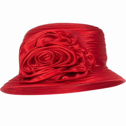 Mia By Giovanna G1354-RED-H Church Hat