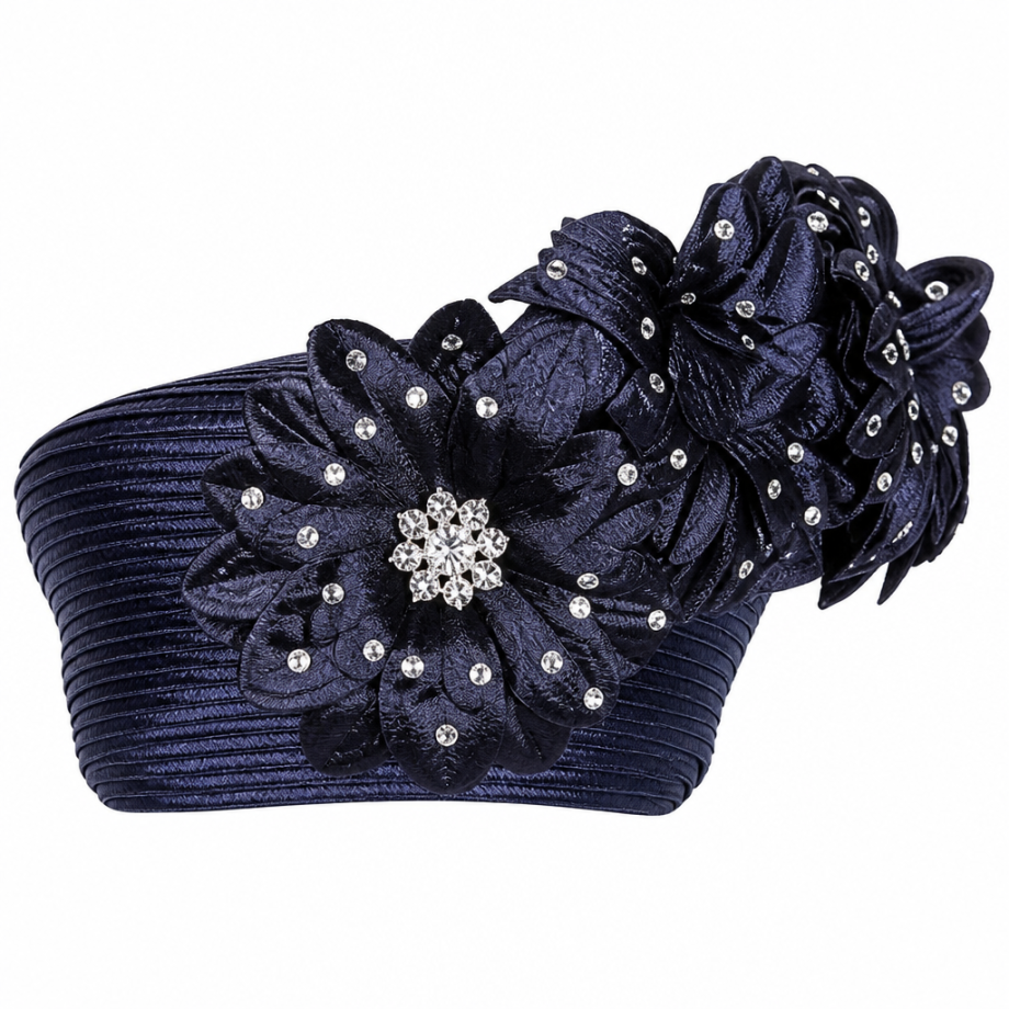 Champagne Italy 5908-NVY Church Hat