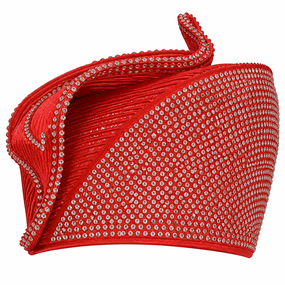 Lily And Taylor 2834-RED Church  Hat
