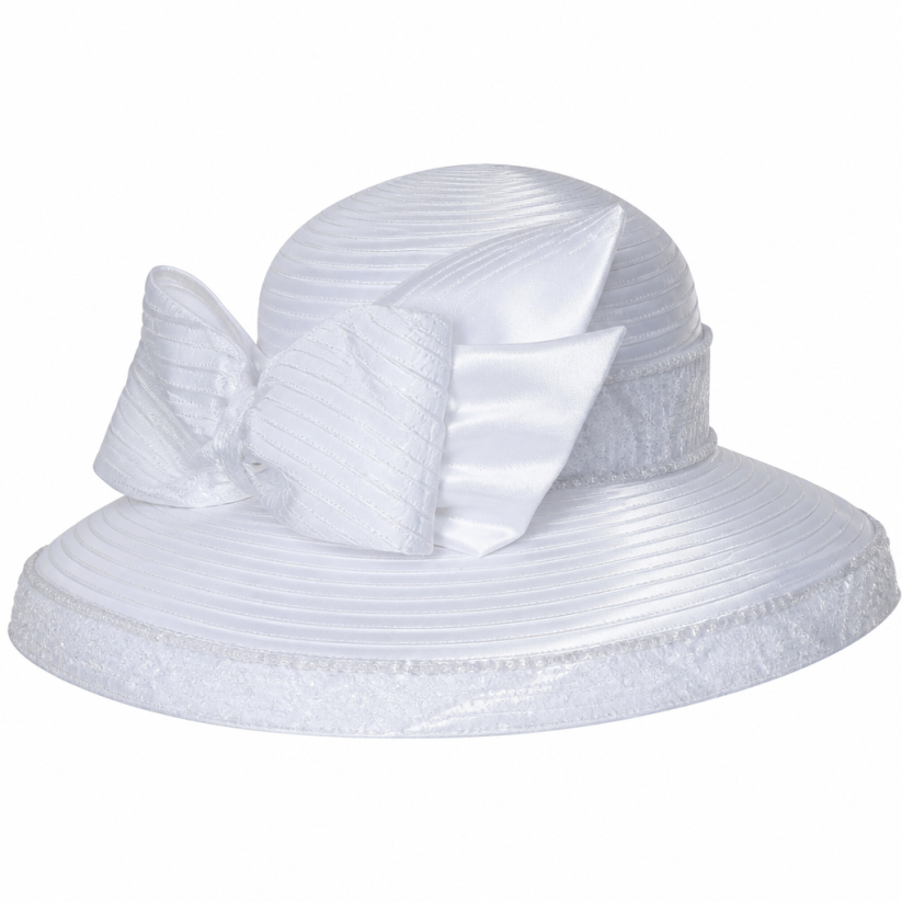 Dorinda Clark Cole 310491-WHT-H Church Hat