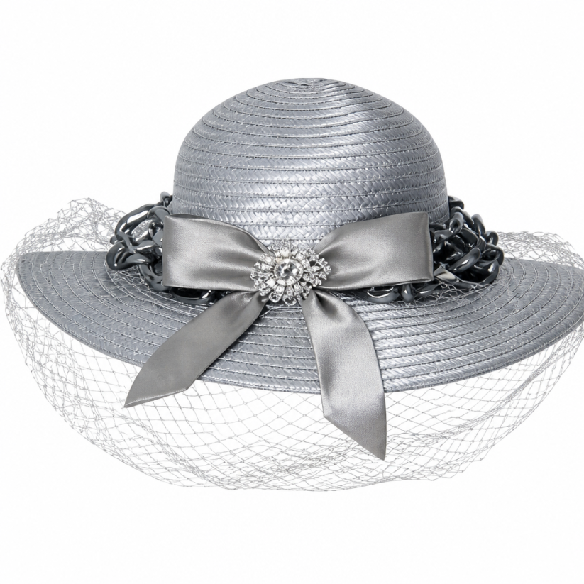 Dorinda Clark Cole 310483-SLV-H Church Hat
