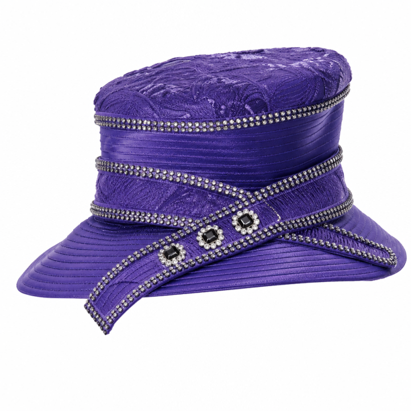 GMI 402012-PUR-H Church Hat