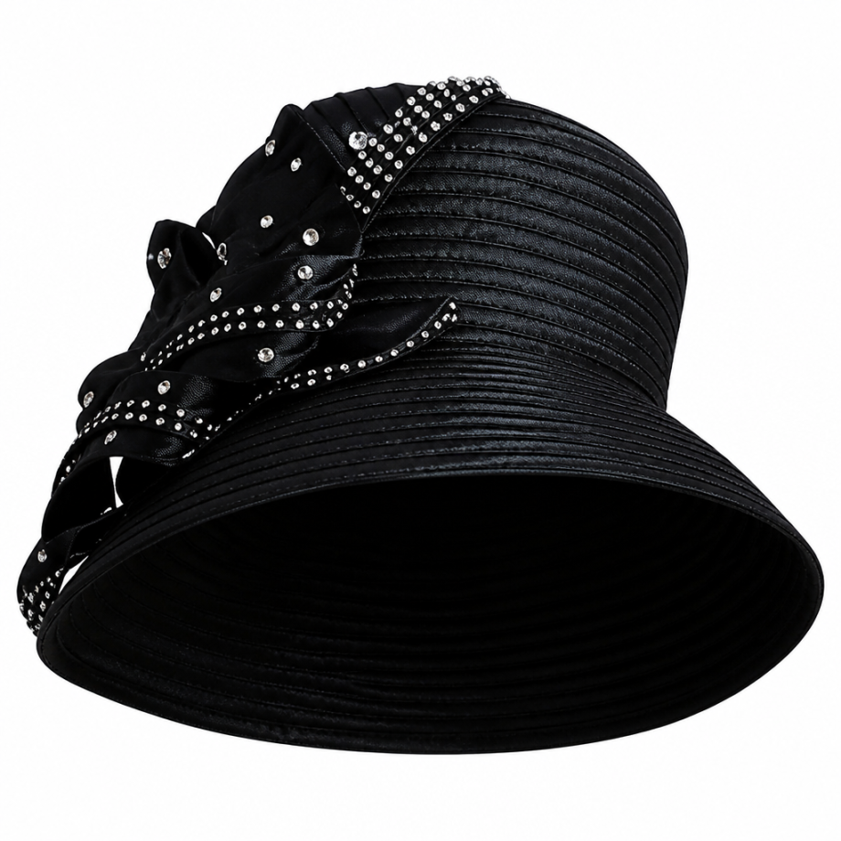 Lily And Taylor 4092-BLK First Church  Hat