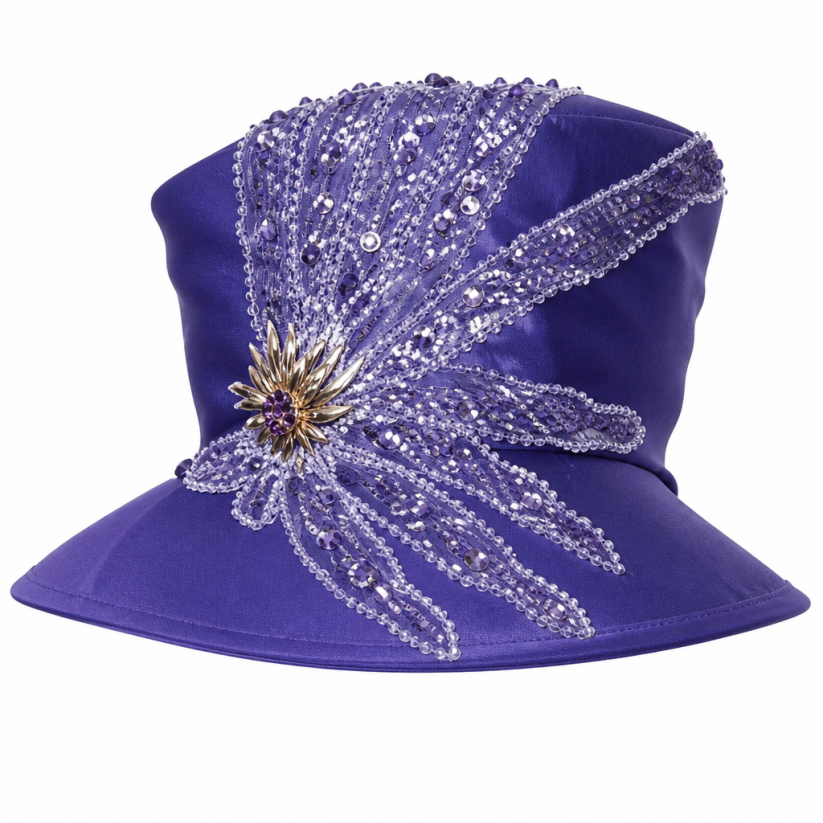 GMI 401942-PUR-H Church Hat