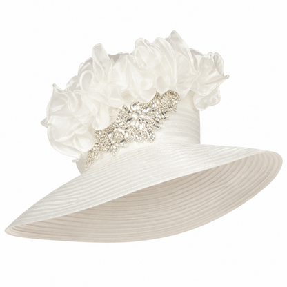 Giovanna D2456-OFW-H Church Hat