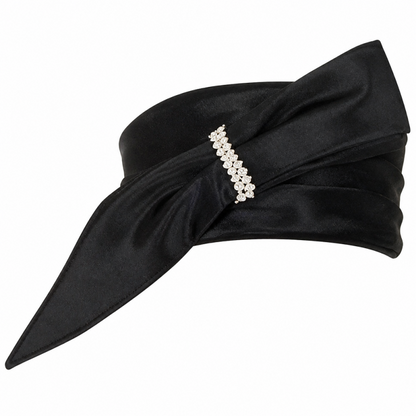 Giovanna D2424-BLK-H Church Hat