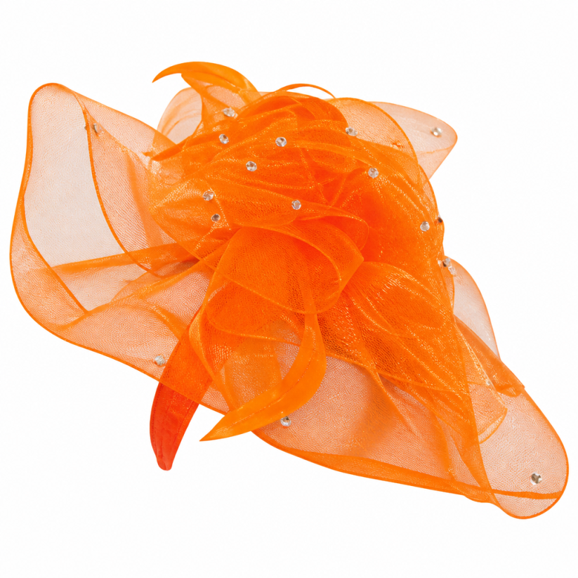 Lily and Taylor 4978-ORG-H Church Hat