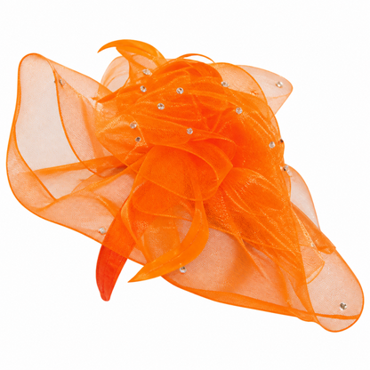 Lily and Taylor 4978-ORG-H Church Hat