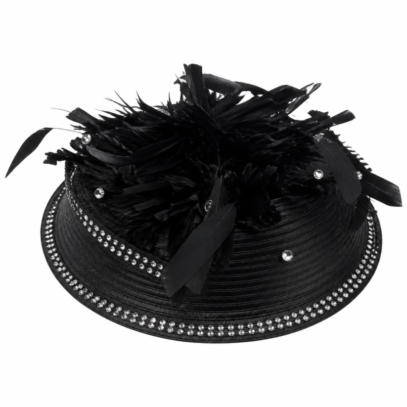 Lily and Taylor 5037-BLK-H Church Hat