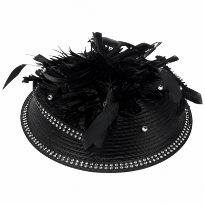 Lily and Taylor 5037-BLK-H Church Hat