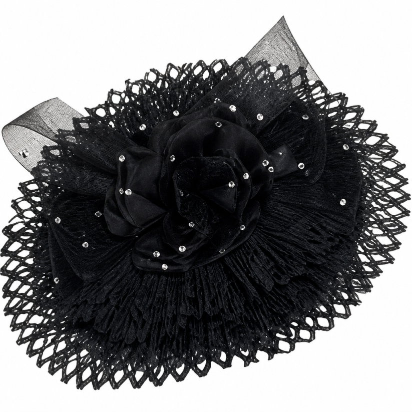 Lily and Taylor 5106-BLK-H Church Hat