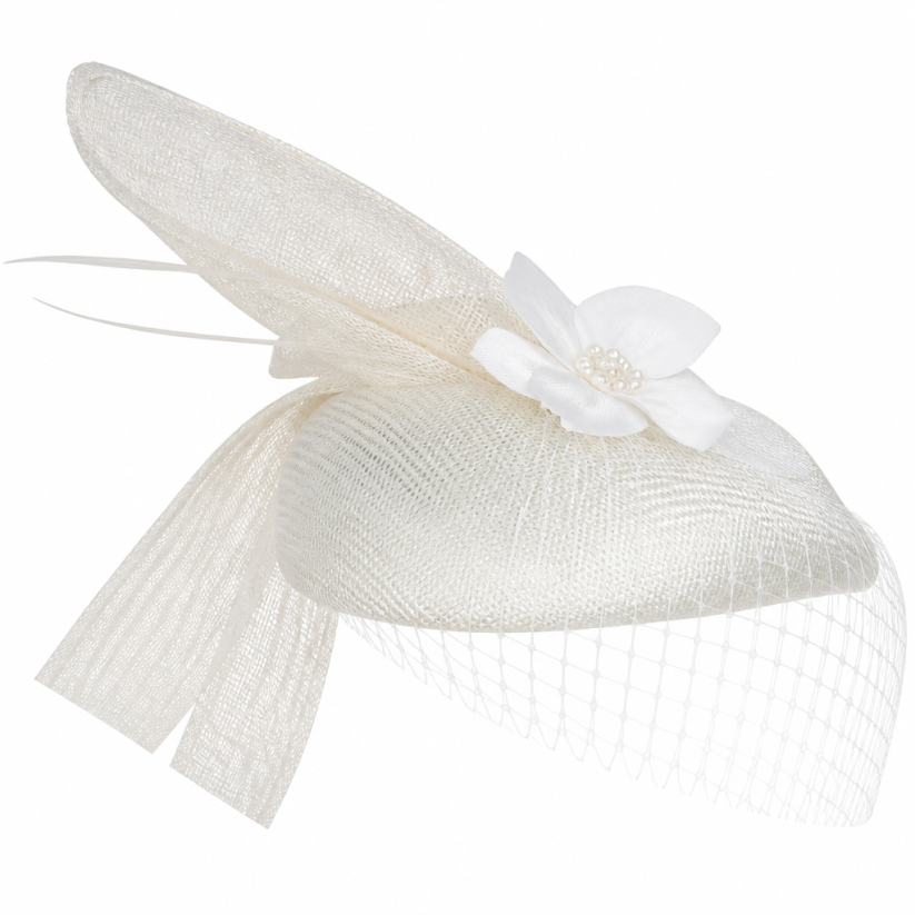 Lily and Taylor 5047-WHT-H Church Hat