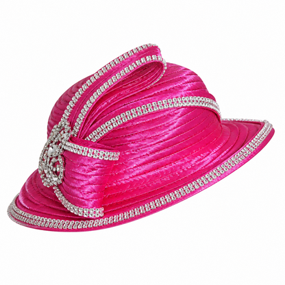 Lily and Taylor 4682-PNK-H Church Hat