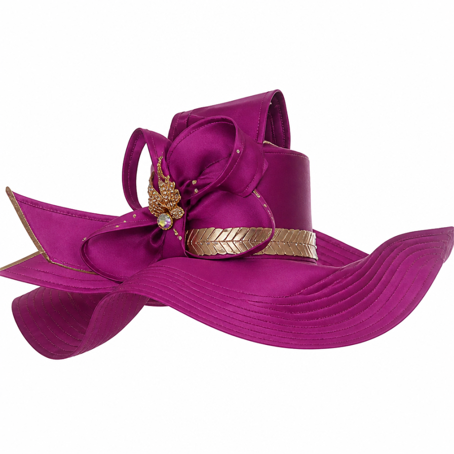 Donna Vinci 12292-MAG-H Church Hat