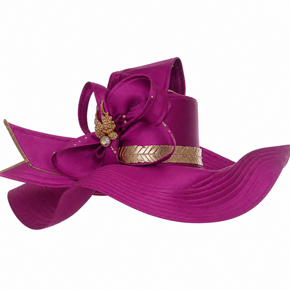 Donna Vinci 12292-MAG-H Church Hat