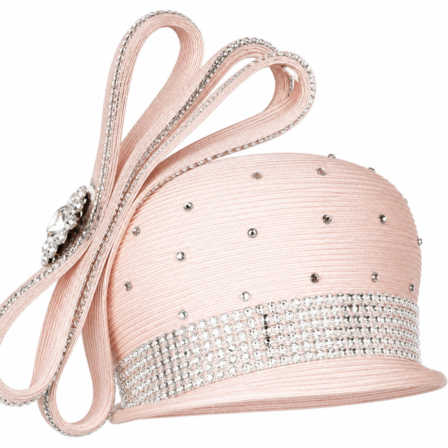 Giovanna D1674-PNK-H Church Hat