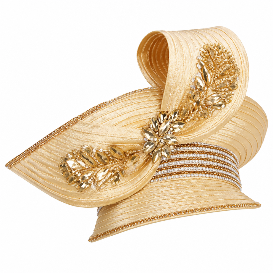 Champagne Italy H6413 Church Hat