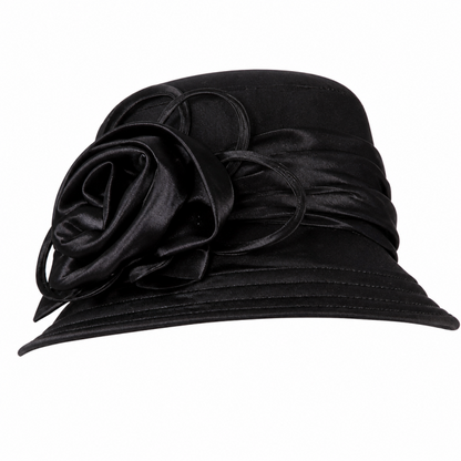Giovanna D1518-BK Church Hat