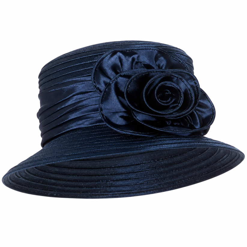 Giovanna 0826B-NVY-H Church Hat