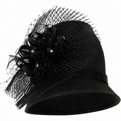 Giovanna D1541-WHT-H Church Hat