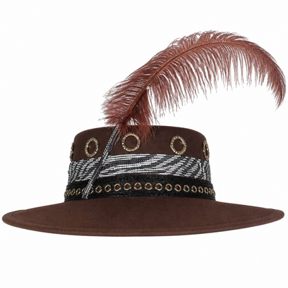 Elite 6171-BRN-H Church Hat