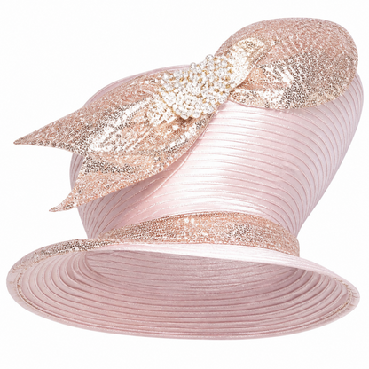 Champagne Italy 5919-CRM Church Hat