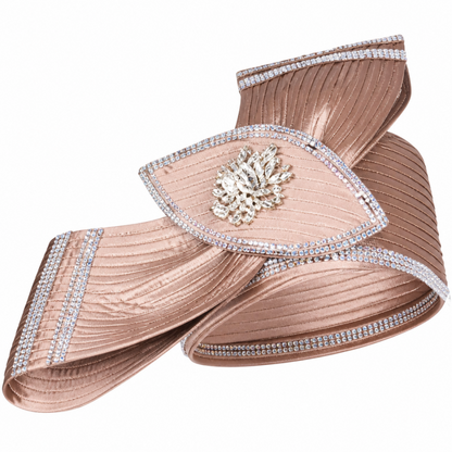 Champagne Italy 5923-BRN Church Hat