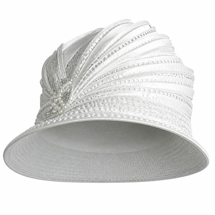Lily And Taylor 793-WHT Church Hat