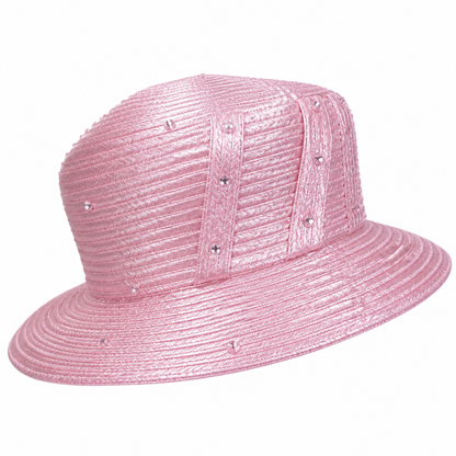 Lily and Taylor H162-PNK Church Hat