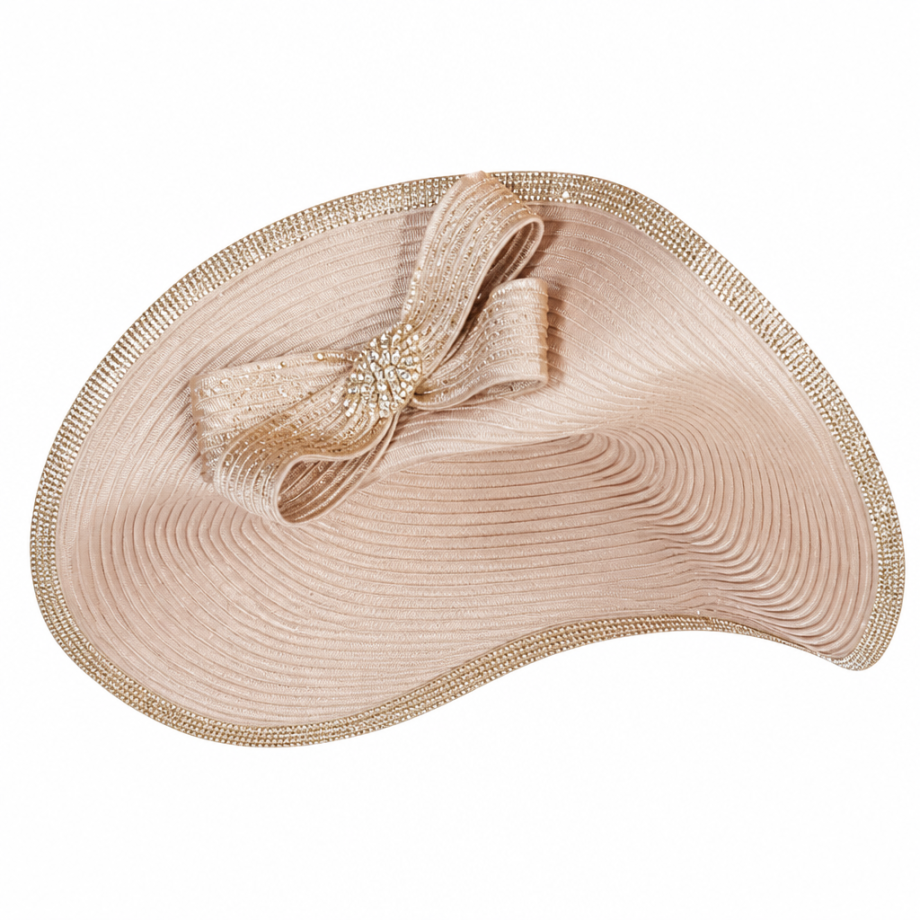 Elite Champagne 6454-H Church Hat