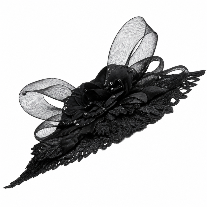 Lily And Taylor H164-BLK Church Hat