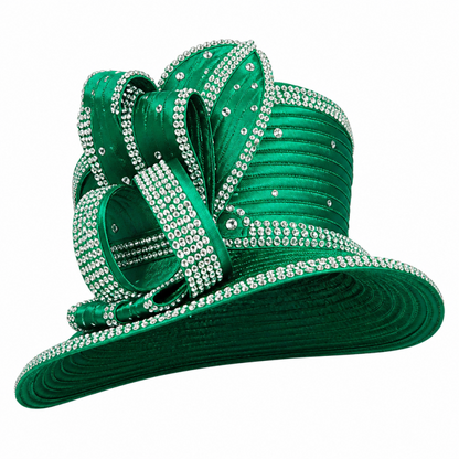 Giovanna DP2445-GRN-H Church Hat
